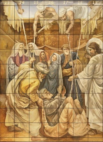 Jesús cura a los enfermos