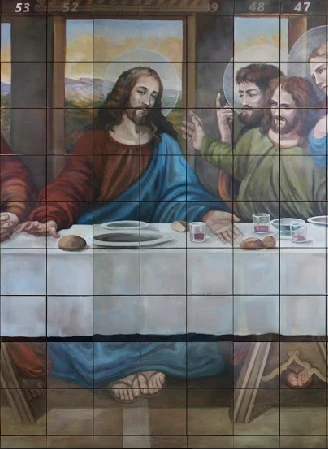 La última cena, oración en el calvario y crucifixión