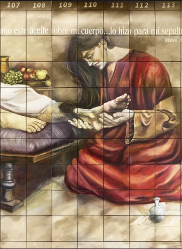 La unción en betania