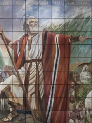 Moisés libera al pueblo de Egipto y la anunciación de María